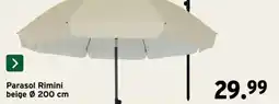 GAMMA Parasol Rimini beige aanbieding