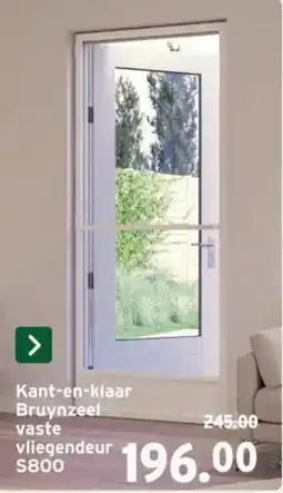 GAMMA Kant-en-klaar Bruynzeel vaste vliegendeur $800 aanbieding