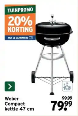 GAMMA Weber Compact kettle aanbieding