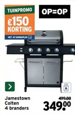 GAMMA Jamestown Colten 4 branders aanbieding