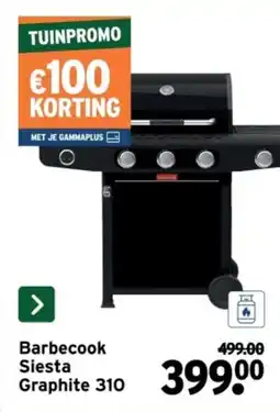 GAMMA Barbecook Siesta Graphite 310 aanbieding