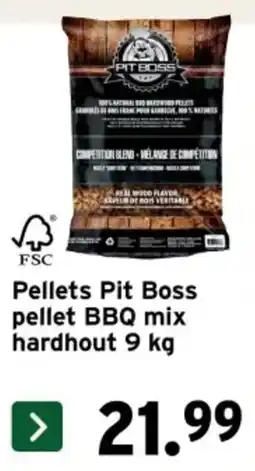 GAMMA Pellets Pit Boss pellet BBQ mix hardhout aanbieding
