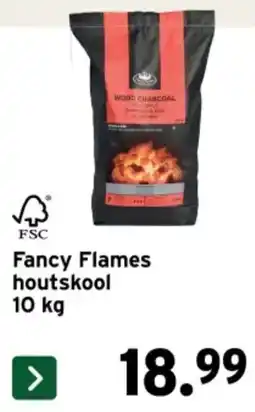 GAMMA Fancy Flames houtskool aanbieding