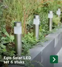 GAMMA Eglo Solar LED set aanbieding
