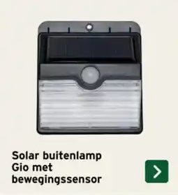 GAMMA Solar buitenlamp Gio met bewegingssensor aanbieding