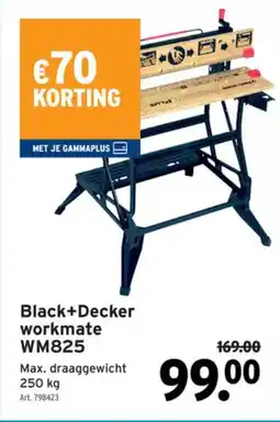 GAMMA Black+Decker workmate WM825 aanbieding