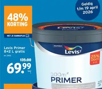 GAMMA Levis Primer aanbieding
