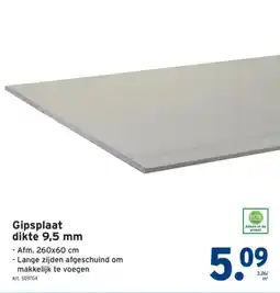 GAMMA Gipsplaat aanbieding