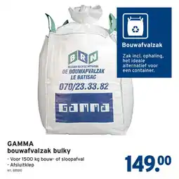 GAMMA GAMMA bouwafvalzak bulky aanbieding