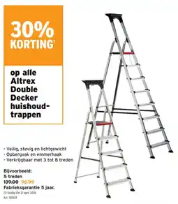 GAMMA Altrex Double Decker huishoudtrap pen aanbieding