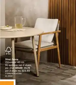 GAMMA Stoel Fenna aanbieding