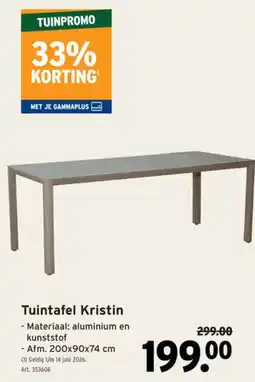 GAMMA Tuintafel Kristin aanbieding