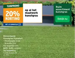 GAMMA Kunstgras Frankfurt aanbieding