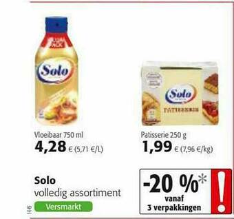 Colruyt Solo aanbieding