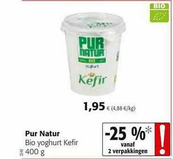 Colruyt Pur Natur Bio Yoghurt Kefir aanbieding