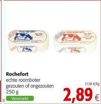 Colruyt Rochefort Echte Roomboter aanbieding