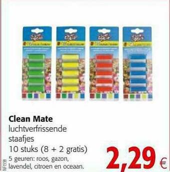 Colruyt Clean Mate Luchtverfrissende Staafjes aanbieding