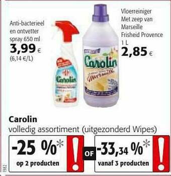 Colruyt Carolin aanbieding