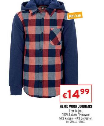 Trafic Hemd Voor Jongens aanbieding