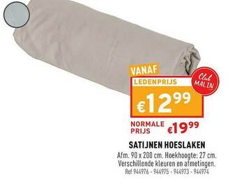 Trafic Satijnen Hoeslaken aanbieding