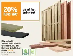 GAMMA Vlonderplank douglas geschaafd 240 cm aanbieding