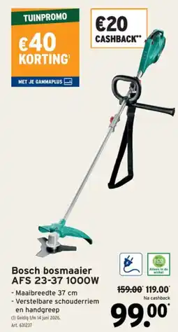 GAMMA Bosch bosmaaier AFS 23-37 1000W aanbieding