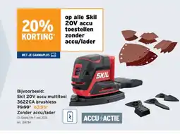 GAMMA Skil 20V accu multitool 3622CA brushless aanbieding