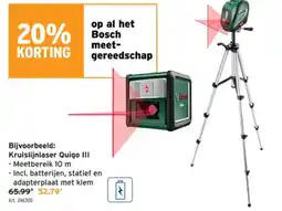 GAMMA Kruislijnlaser Quigo III aanbieding