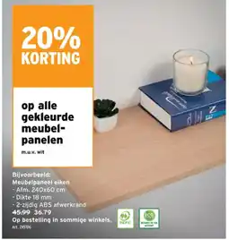 GAMMA Meubelpaneel eiken aanbieding