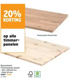 GAMMA Timmerpaneel grenen aanbieding