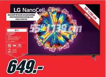 MediaMarkt LG 55NAN0806NA 55" 4K UHD TV aanbieding