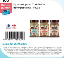 Carrefour Natu aanbieding