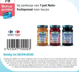 Carrefour Natu aanbieding