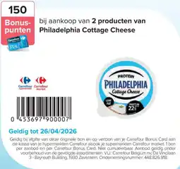 Carrefour Philadelphia Cottage Cheese aanbieding