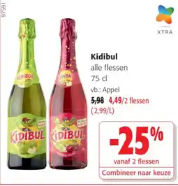 Colruyt Kidibul Alle Flessen aanbieding