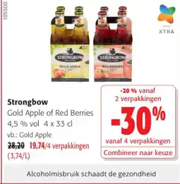 Colruyt Strongbow aanbieding