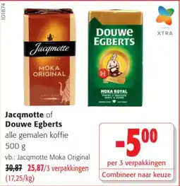 Colruyt Jacqmotte of Douwe Egberts aanbieding