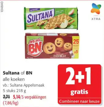 Colruyt Sultana of BN Alle Koeken aanbieding