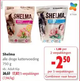 Colruyt Shelma Alle Droge Kattenvoeding aanbieding