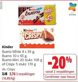 Colruyt Kinder Crispy aanbieding