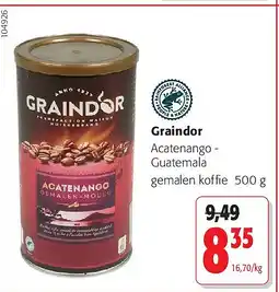 Colruyt Graindor Acatenango - Guatemala gemalen koffie 500 g aanbieding