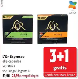 Colruyt L’Or Espresso Lungo Elegante 6 aanbieding