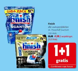Colruyt Finish Powerball Quantum 100 stuks aanbieding