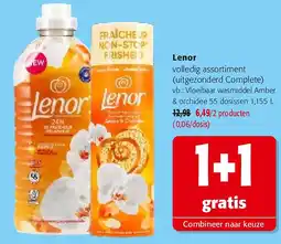 Colruyt Lenor Vloeibaar wasmiddel Amber & orchidee 55 dosissen 1,155 L aanbieding