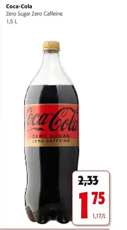 Colruyt Coca-Cola Zero Sugar Zero Caffeine 1,5 L aanbieding