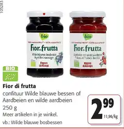 Colruyt Fior di frutta Wilde blauwe bosbessen aanbieding
