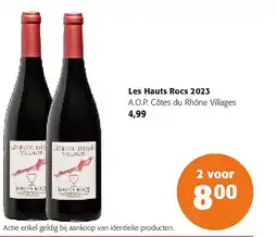 Colruyt Les Hauts Rocs 2023 A.O.P. Côtes du Rhône Villages aanbieding