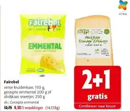 Colruyt Fairebel Geraspte emmental aanbieding