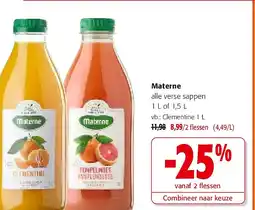 Colruyt Materne Clementine 1 L aanbieding