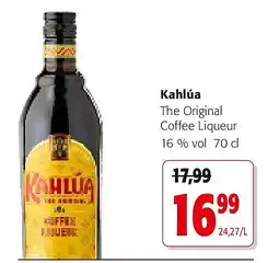Colruyt Kahlúa The Original Coffee Liqueur 16 % vol 70 cl aanbieding